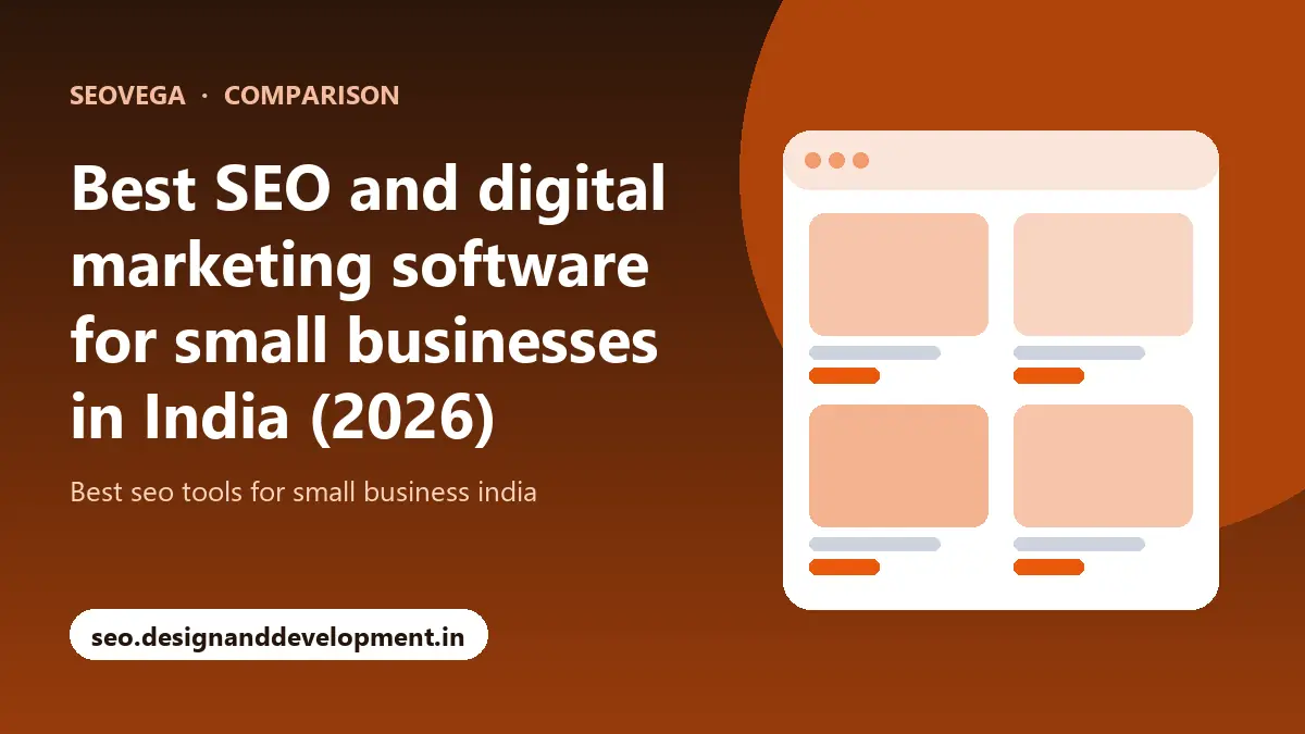 Best SEO and digital marketing software for small businesses in India (2026)